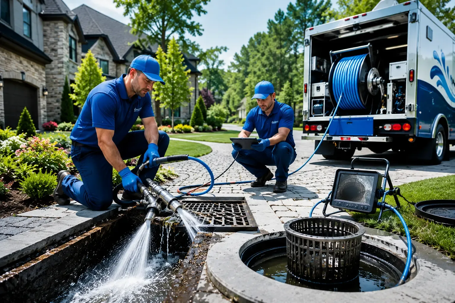 Local outdoor drain cleaning professionals in Escanaba, MI